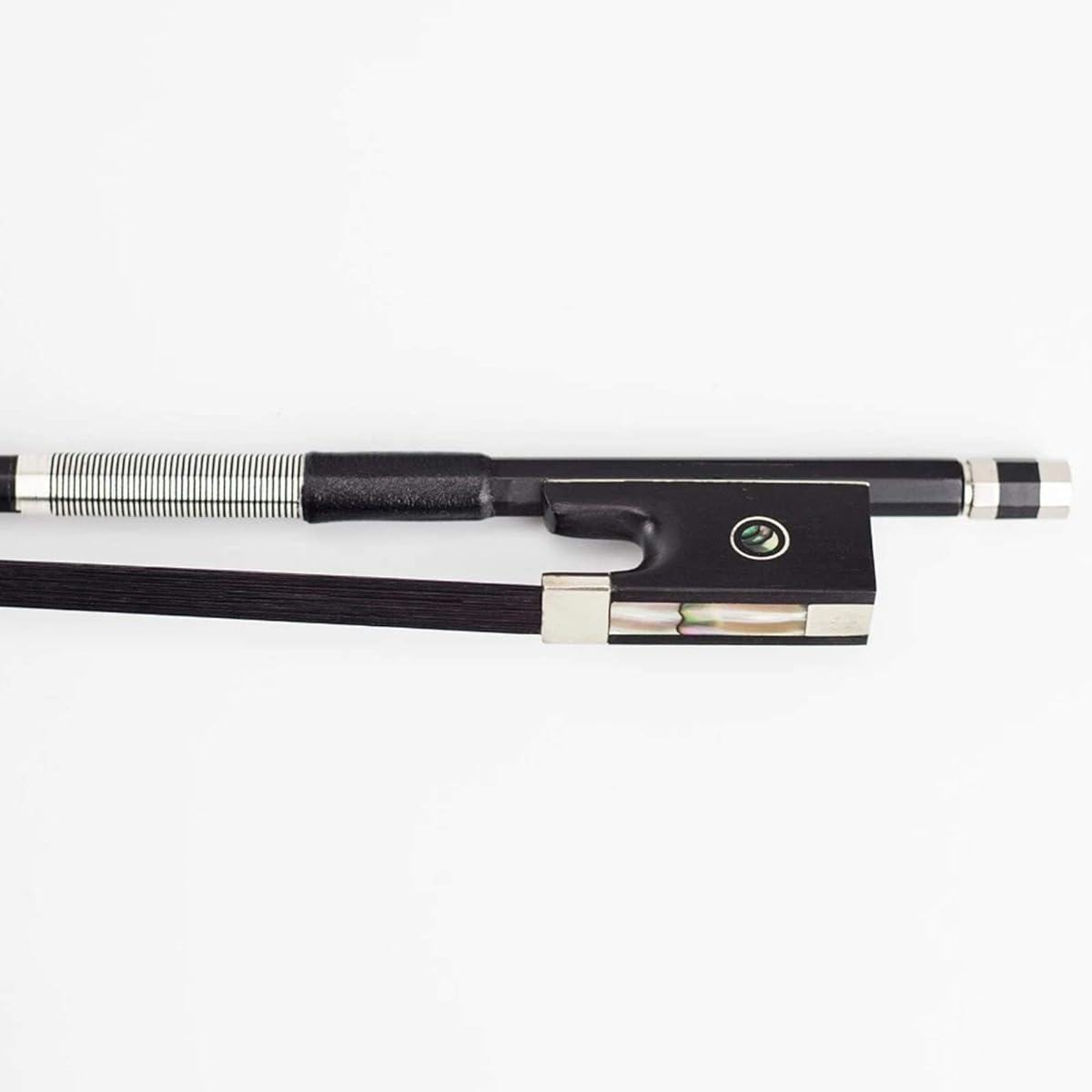 Violin Bow 4/4 Size Carbon Fiber Violin Bow Performance Wild Tone Black Unique Design