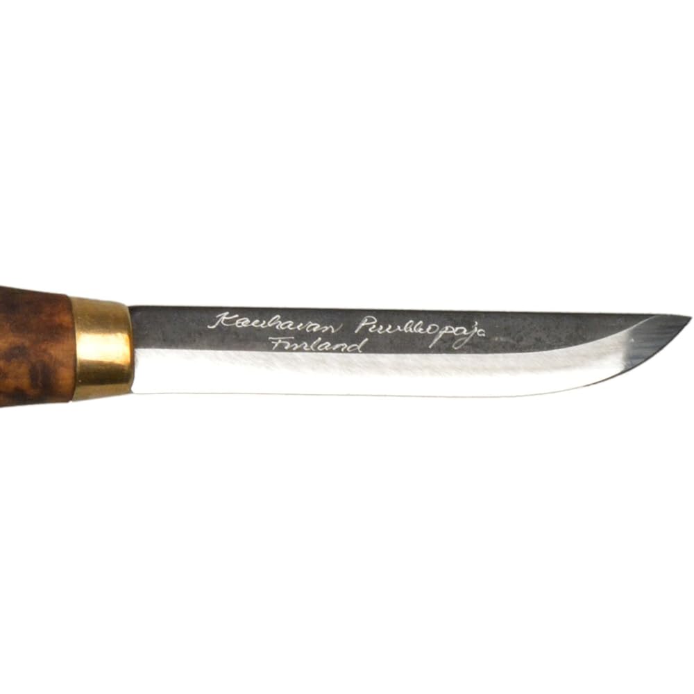 Nordic Scandinavian Outdoor Knife Kauhabampukopaya Visa 125#110 Brown 03-01-paja-0005
