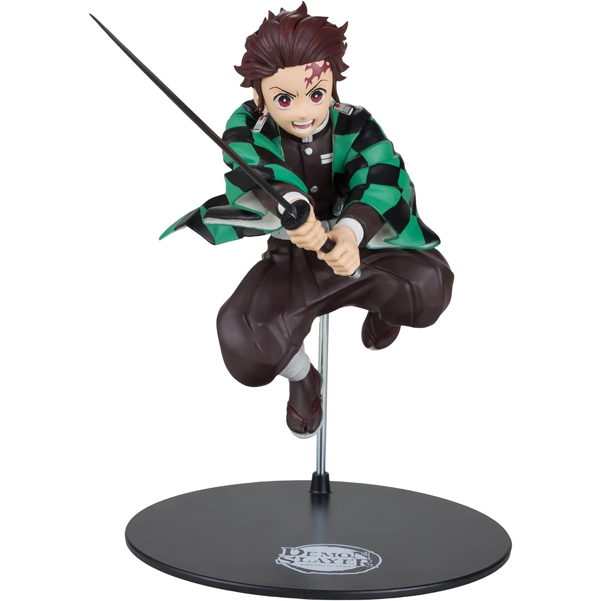 McFarlane Toys Demon Slayer: Kimetsu no Yaiba 12 Inch Tanjiro Kamado Action Mega Figure Netflix Demon Slayer: Kimetsu no Yaiba Anime Series with Collector's Stand Base - For ages 12 and up