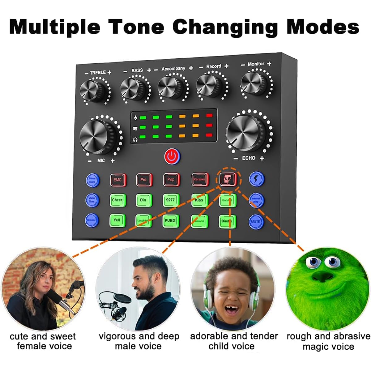 Podcast Equipment Bundle, BM-800 Microphone Kit with Live Sound Card, Podcast Microphone Bundle with Studio Microphone, Recording Studio Equipment for Live Streaming, Broadcasting on Phone/PC/Laptop