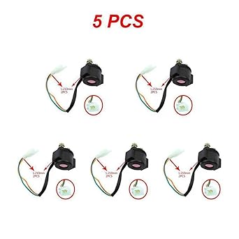 Solenoid Relay 1~5pcs GY6 50cc 125cc 150cc 250cc ATV Ignition Coil Starter Solenoid Relay Scooter ATV Moped Motorcycle Replacement