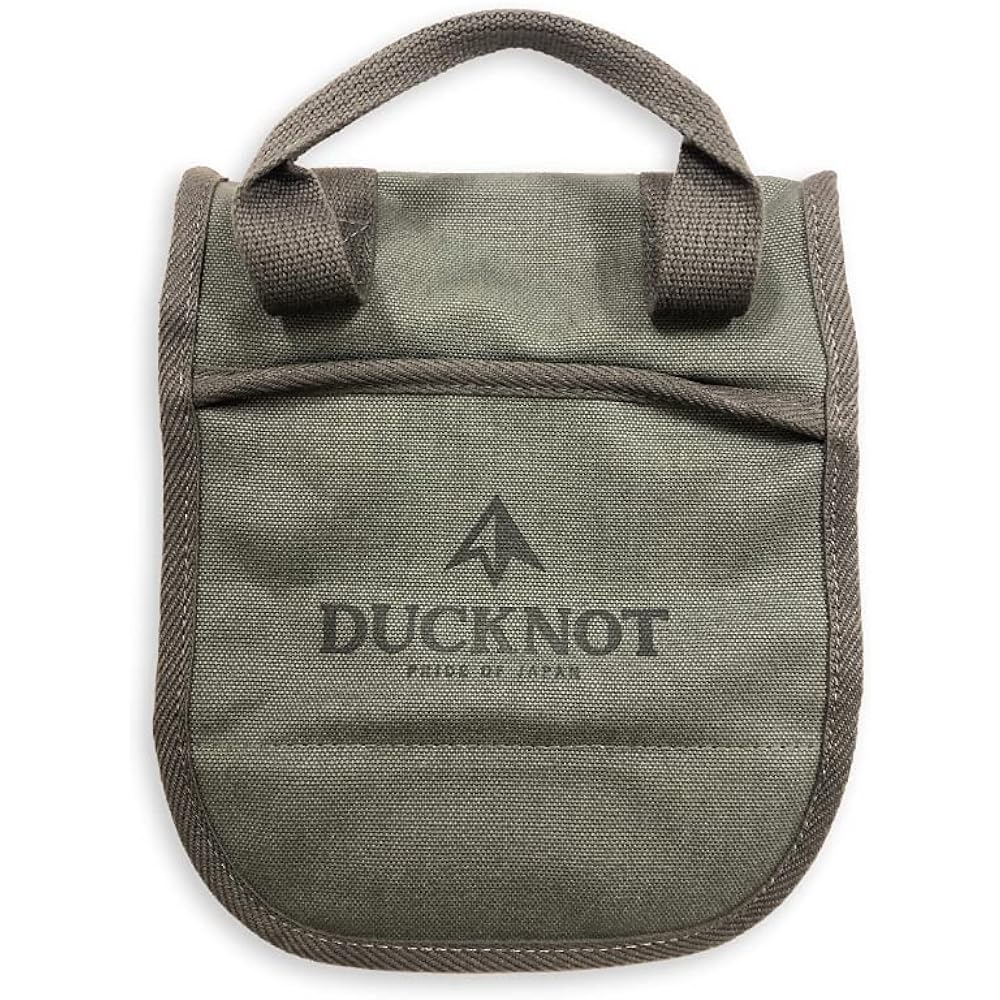 DUCKNOT Messenger Box Stamp Mestin Case Mestin Case Storage Messenger Cooker Case No. 8 Canvas Made in Japan (Khaki/Regular)