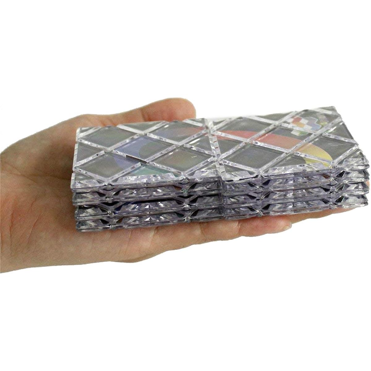 Elloapic LingAo 8 Panel 3 Ring Magic Folding Puzzle Cube Twisty Black