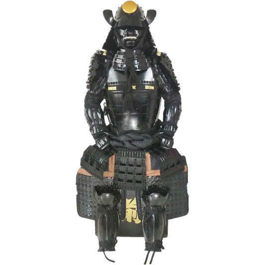 Wearable Armor Suit Samurai Iron Sun Black O038