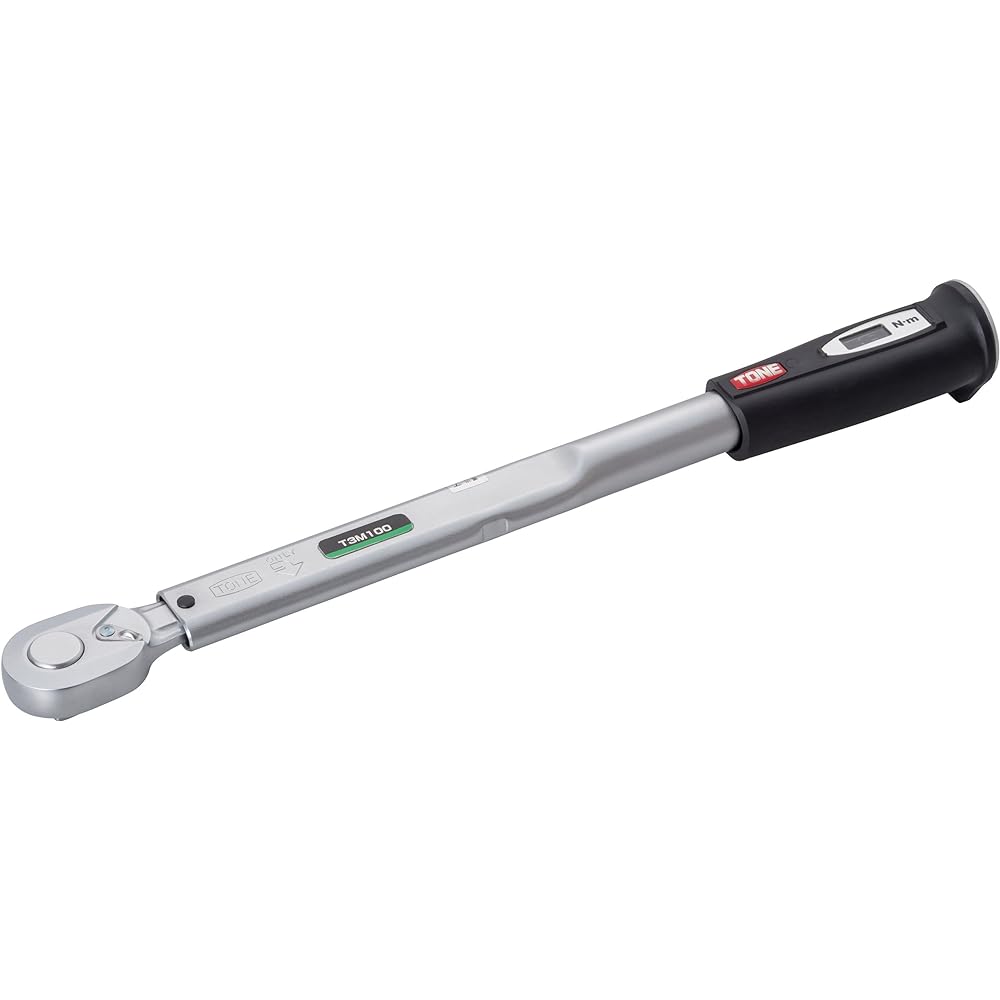 TONE Preset Torque Wrench (Memory Set Type) T4M140 Drive Angle 12.7mm (1/2") Black 140N・m