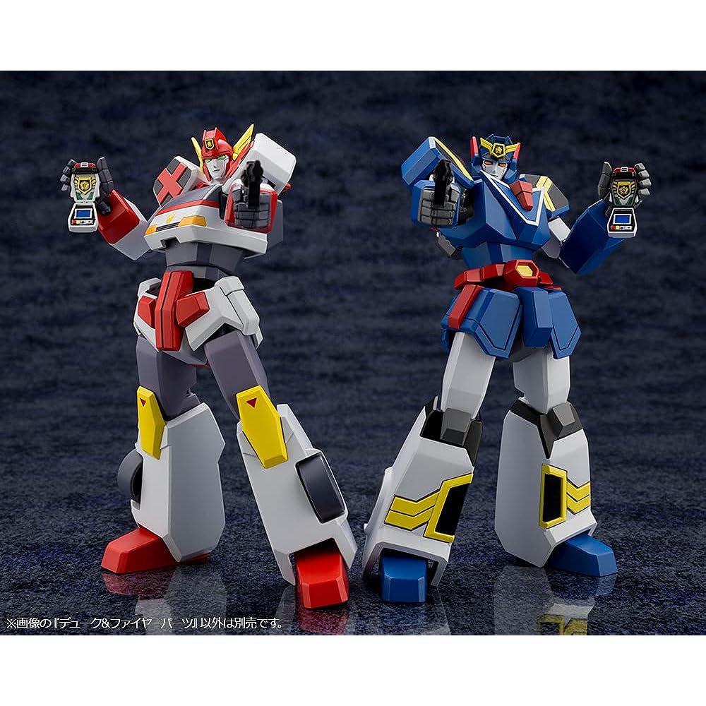 KOTOBUKIYA Brave Police J-Decker Duke & Fire Parts Height approx. 115mm NON Scale Plastic Model KP555 Multicolor