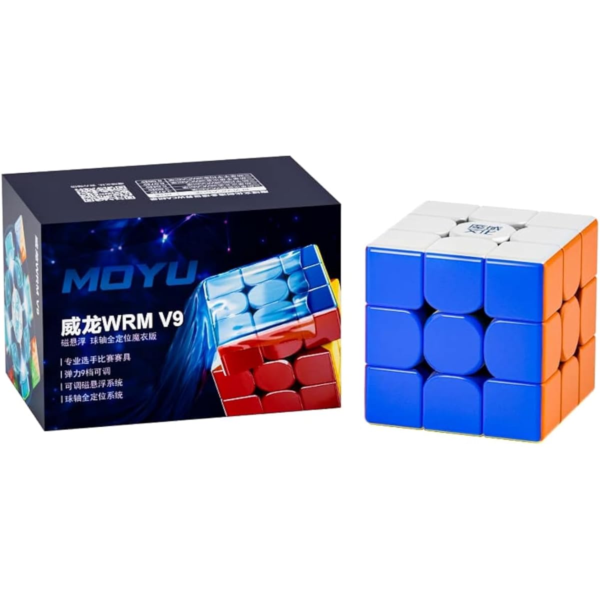 Cuberspeed MoYu WeiLong WRM V9 UV Coated Magnetic Speed Cube 3x3 Ball Core UV Flagship 2023 Speed Cube.