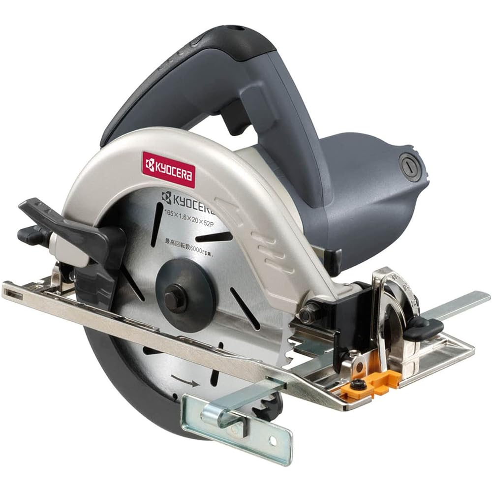 Kyocera Old Ryobi Professional Circular Saw AW600D 610651A Black [Angle stoppers are set at two locations to stabilize perpendicularity] Saw blade 190mm Maximum cutting depth (90 degrees) 68 mm / (45 degrees tilt) 46 mm Rotation speed 4700min-1