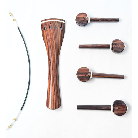 ARTIGIANO&VIOLIN Cello Tailpiece Peg Fitting Set French Style Rosewood