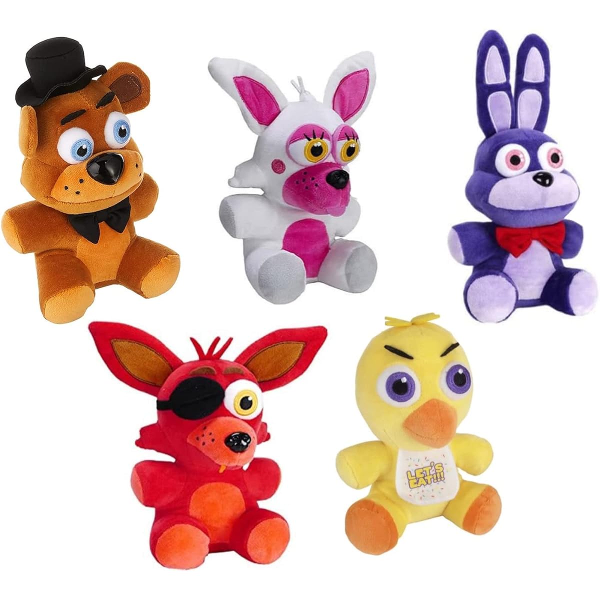 Mokorety FNAF Plush Toy Foxy FNAF Stuffed Animal Gift for Game Fans