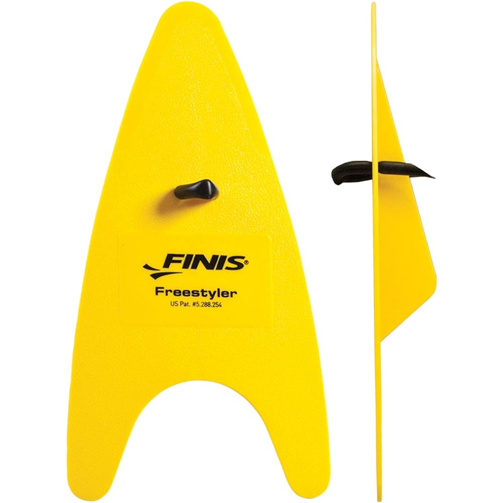 FINIS Swimming Practice Paddle Freestyle Paddle [Genuine Japanese Product] 10502050 Yellow