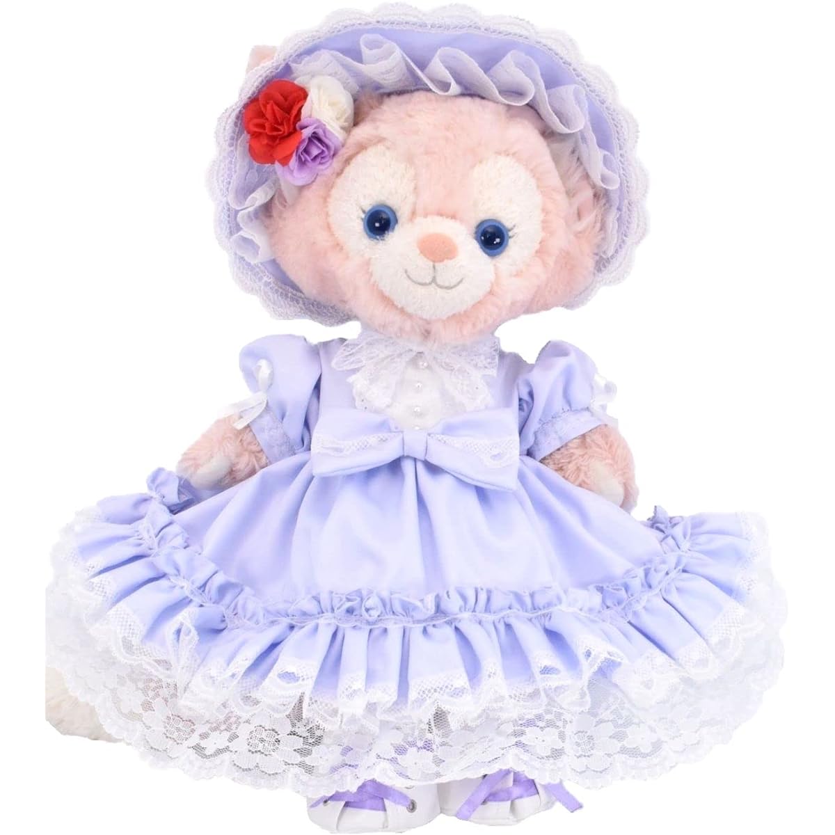 [Teddy Bear Mail Order Alice] Lina Belle Clothes Dress-up Costume Bonnet with Frill Dress (No Body) for S Size