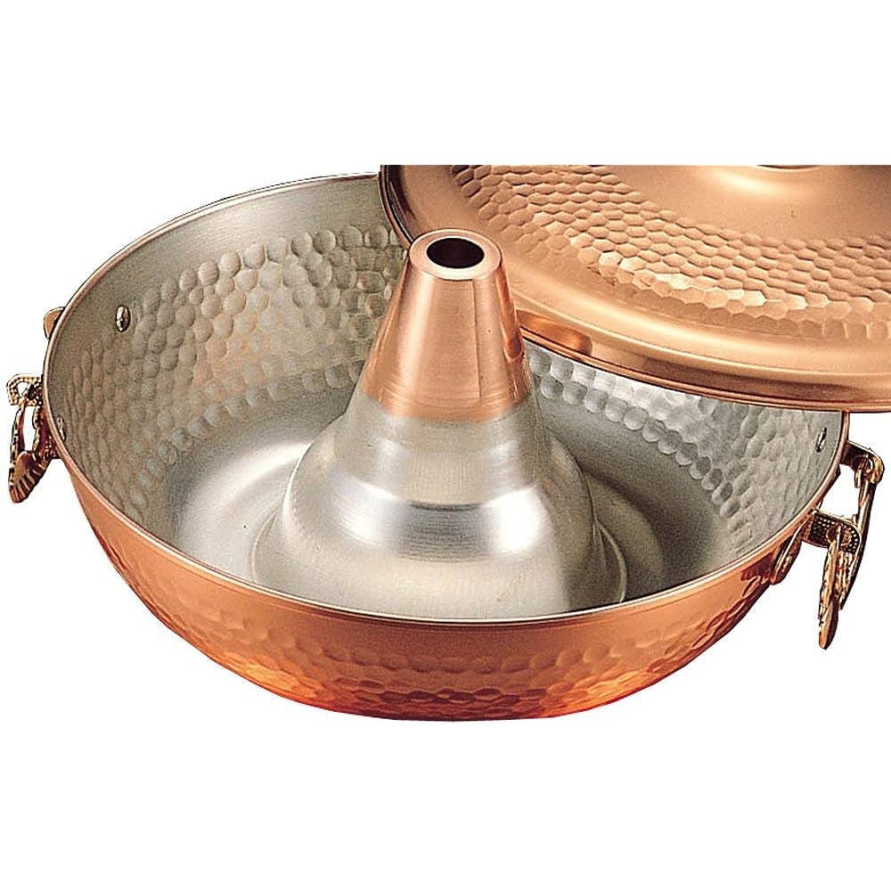 Copper shabu pot, sparkling 26cm, shabu-shabu pot, copper pot, made in Japan