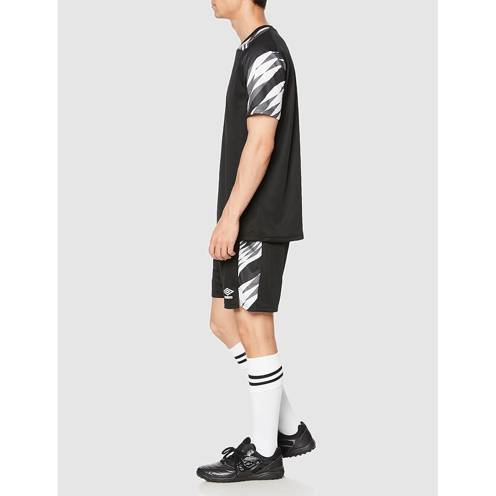 [Umbro] Soccer Wear [EC Exclusive] Top and Bottom Set T-shirt, Shorts, Sweat Absorbent, Quick Drying, Stretch, Men's