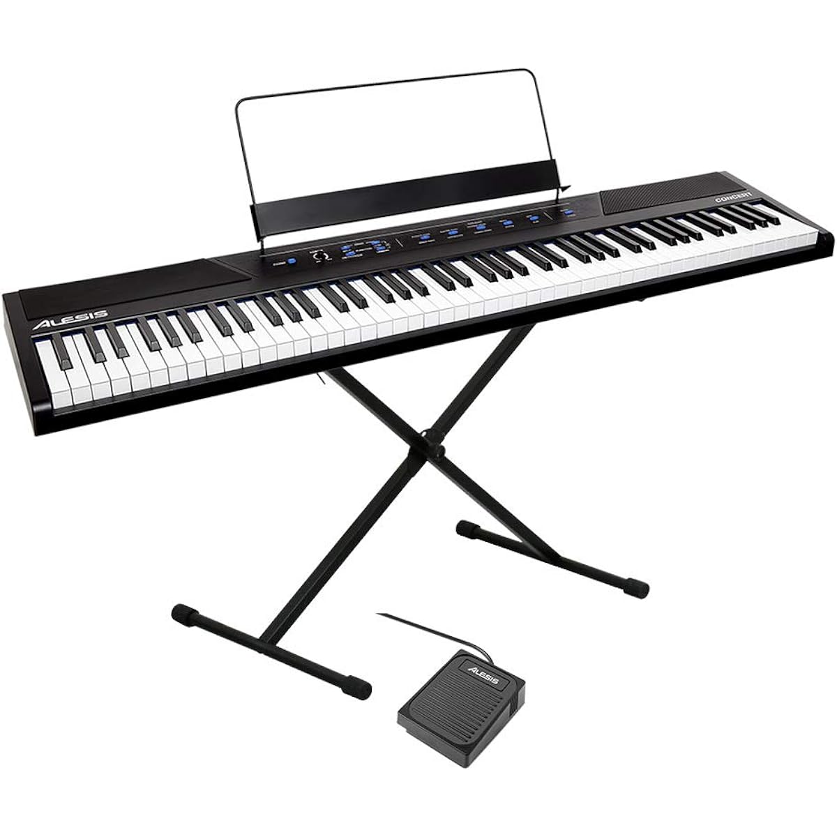 ALESIS Concert Stand Set Digital Piano Full Size Semi-Weight 88 Keys Alesis
