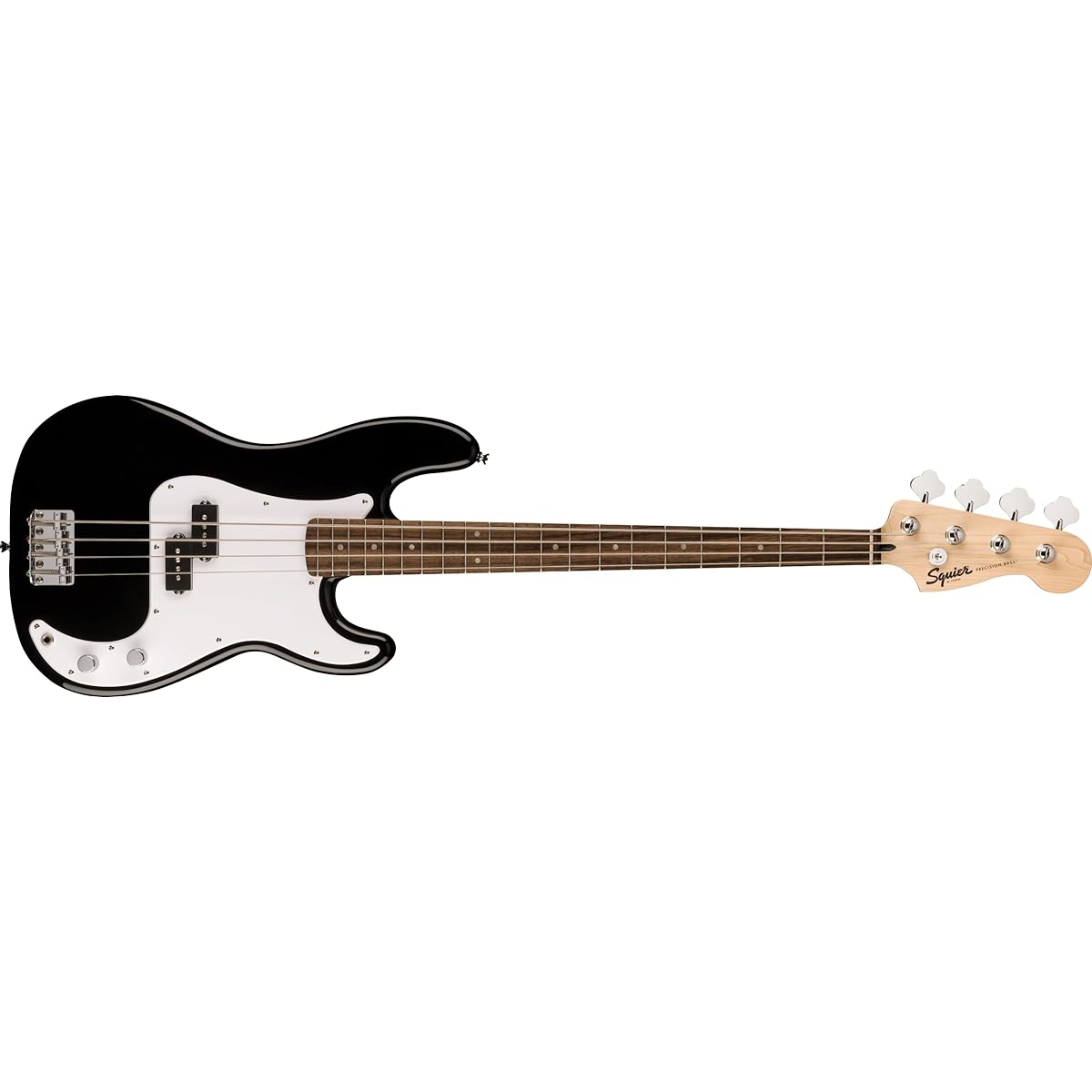 Fender Squier by Fender Squier Electric Bass Squier Sonic™ Precision Bass®, Laurel Fingerboard, White Pickguard, Black with soft case