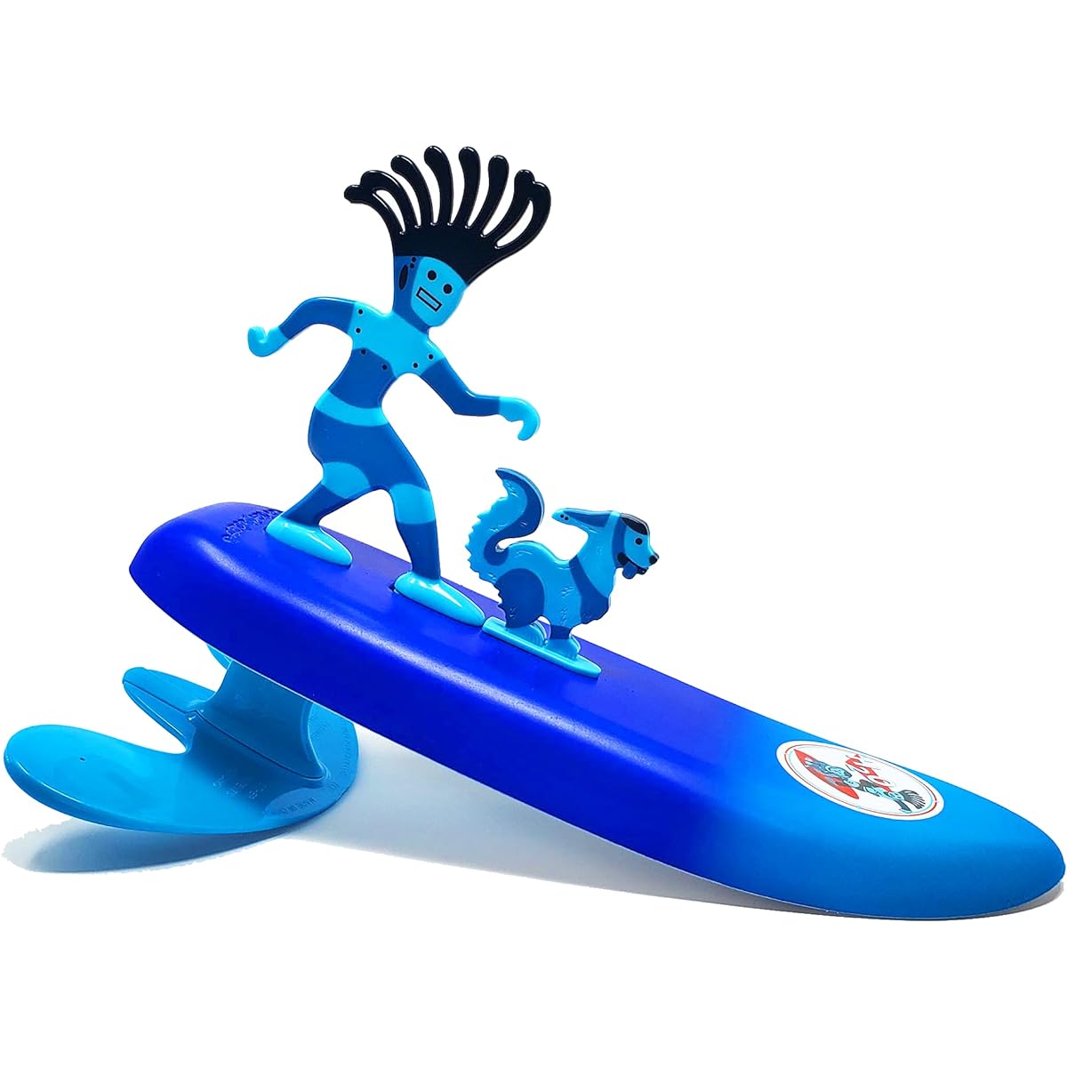 Surfer Dudes Legends & Surfer Pets Wave Power Mini Surfer Pet Surfboard Beach Toy H2O Rusty