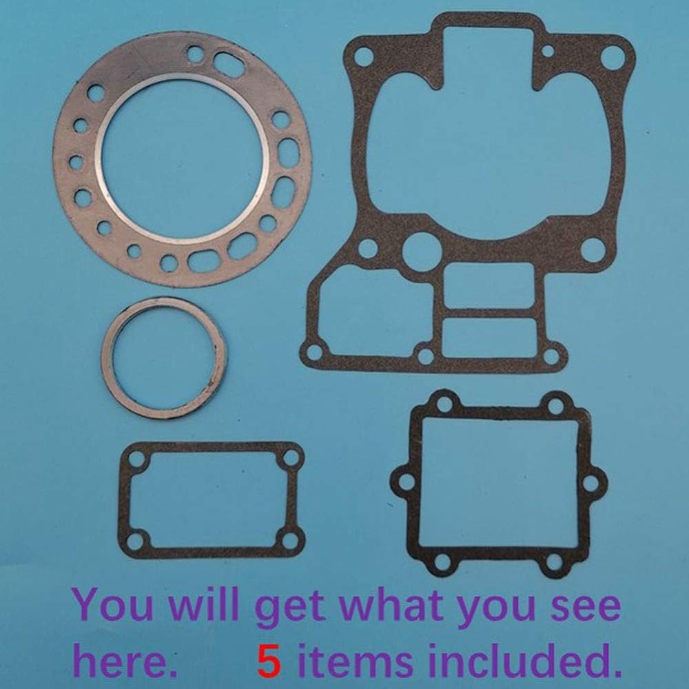 Tuzliufi Replacement Complete Rebuild Head Top Bottom End Engine Gasket Set Kit LT250R LT250 R LT 250R 250 Quad Racer 1987 1988 1989 1990 1991 1992 Z485