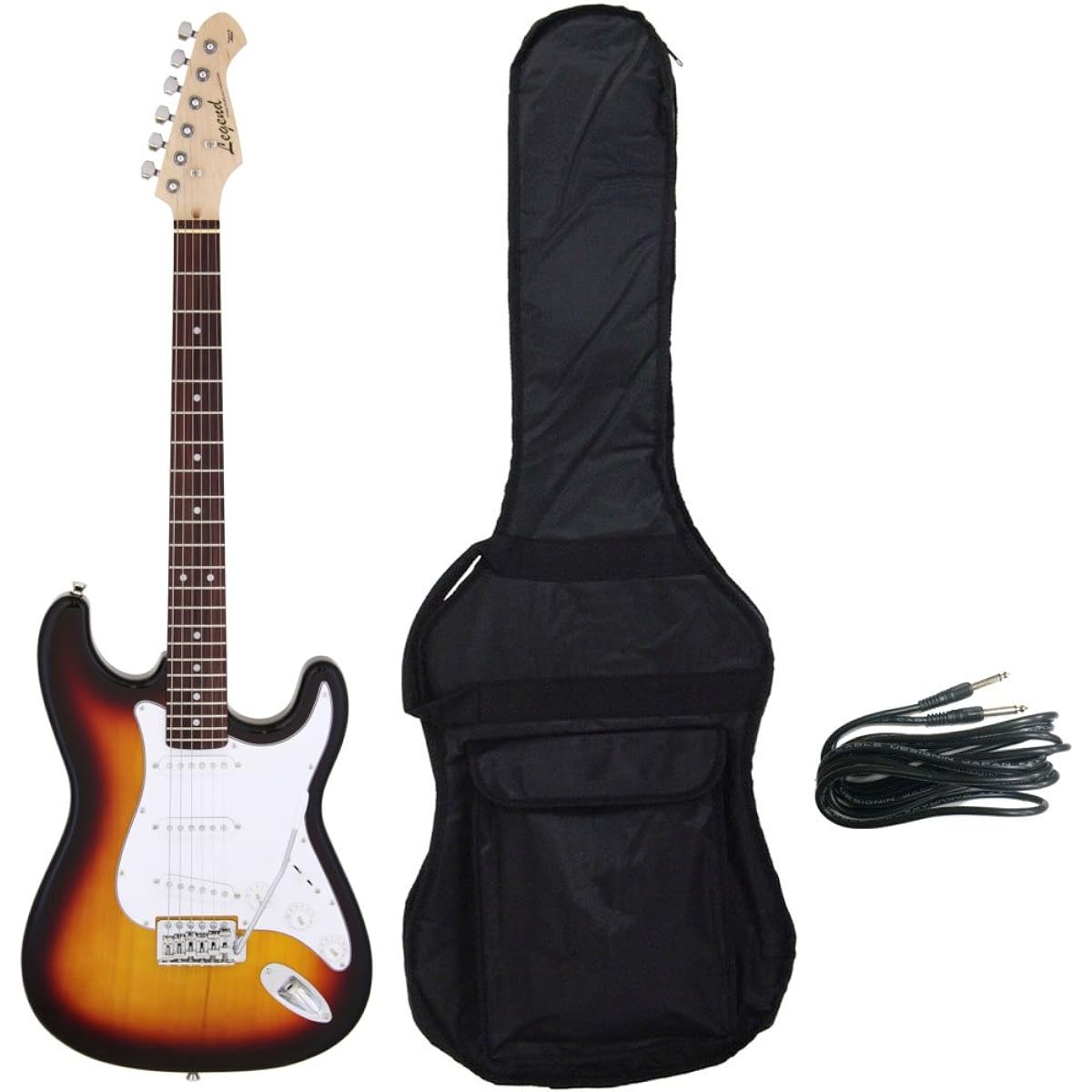 [With case] Legend LST-Z 3TS (3 Tone Sunburst) Stratocaster electric guitar