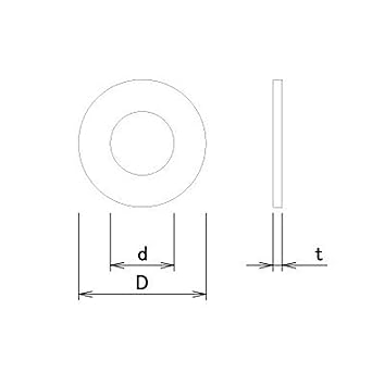 Daido Hunt BP Uniqlo flat washer M16 (32X2.6) 20 pieces 10164507