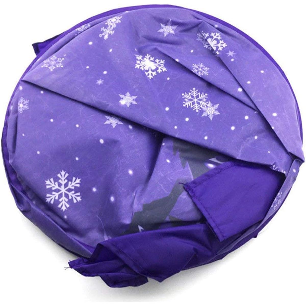 Kids Pop Up Bed Tent Playhouse Winter Wonderland- Twin Size