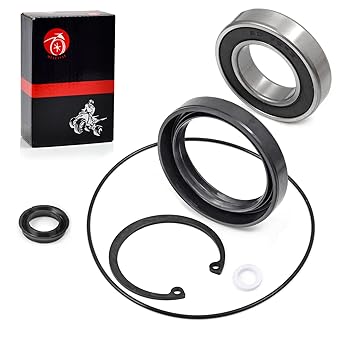 Rear Brake Drum Bearing & Seal Kit for Honda Recon 250 TRX250 TE/TM TRX250X TRX250EX 1997-2018