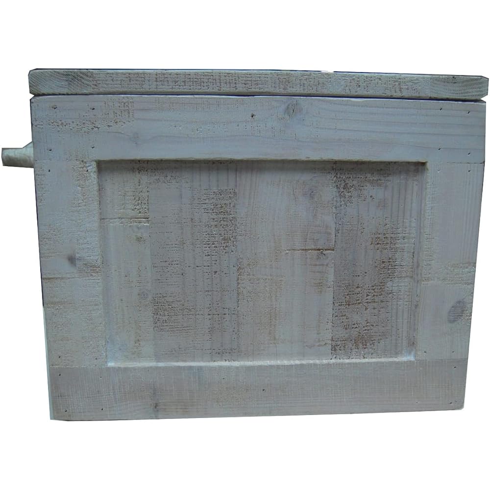 Kodama original wooden cooler box for table use 14L white, wild cooler box, attention-grabbing outdoors, handmade
