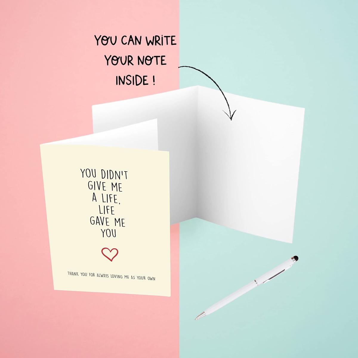Cheerin Greeting Cards with Envelopes - Sweetest Day Cards for Parents - Father's Day Cards - Mother's Day Cards - Thank You Cards for Mom, Dad, Grandma, Grandpa