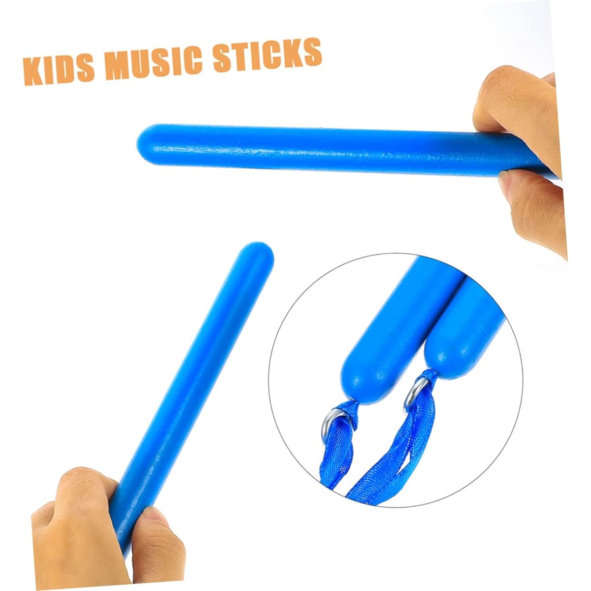 VICASKY 30 Pairs Rhythm Sticks Musical Toys Eskrima Sticks Kids Musical Sticks Ribbons Rainbow Dance Ribbons Ribbon Streamers Kids Music