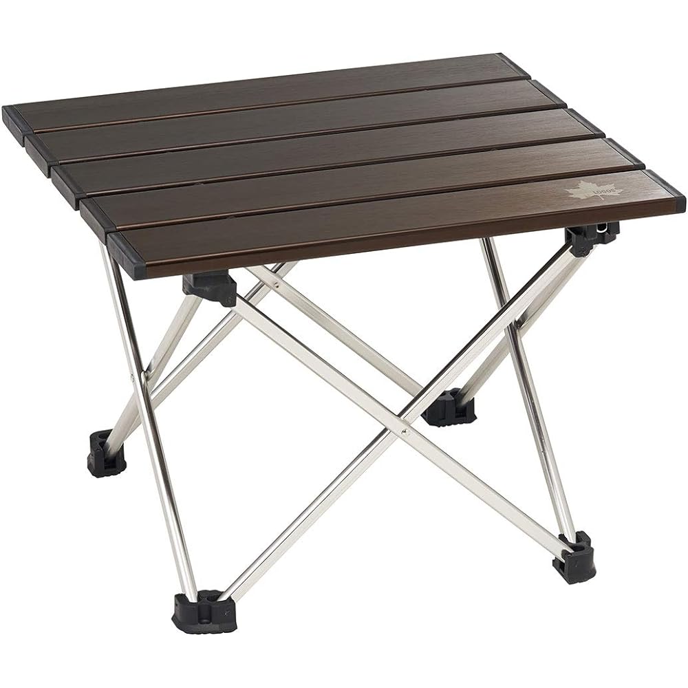 LOGOS Portable Aluminum Top Table 73188031 Bronze (approx.) Width 33.5 x Depth 29 x Height 25 cm