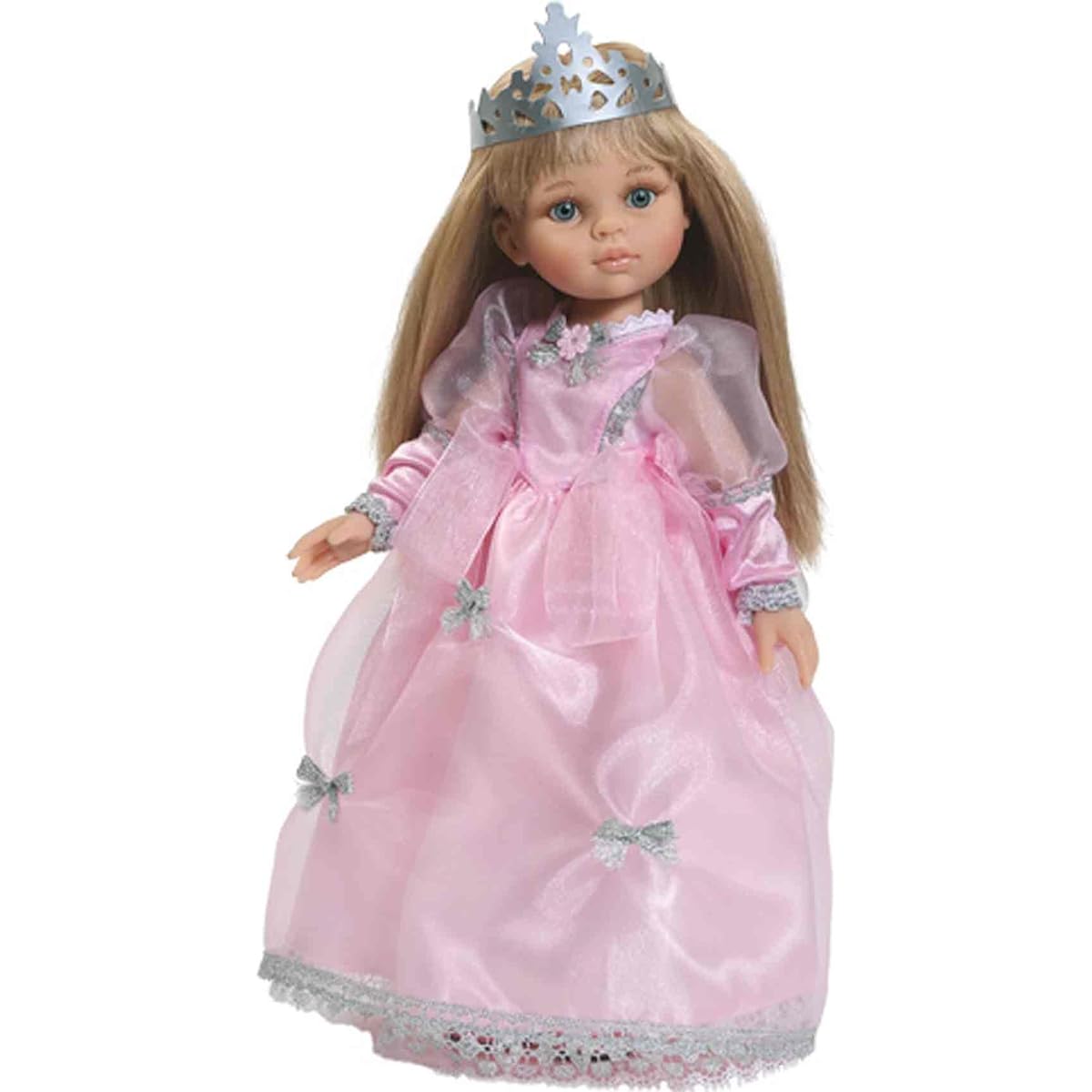 Paola Reina Las Amigas Carla Pink Princess 12.5 inch Doll (Made in Spain)
