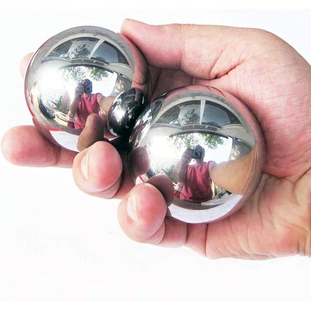 BoBo Style Health Ball Health Ball Stress Training Equipment Set of 2 (Stainless)