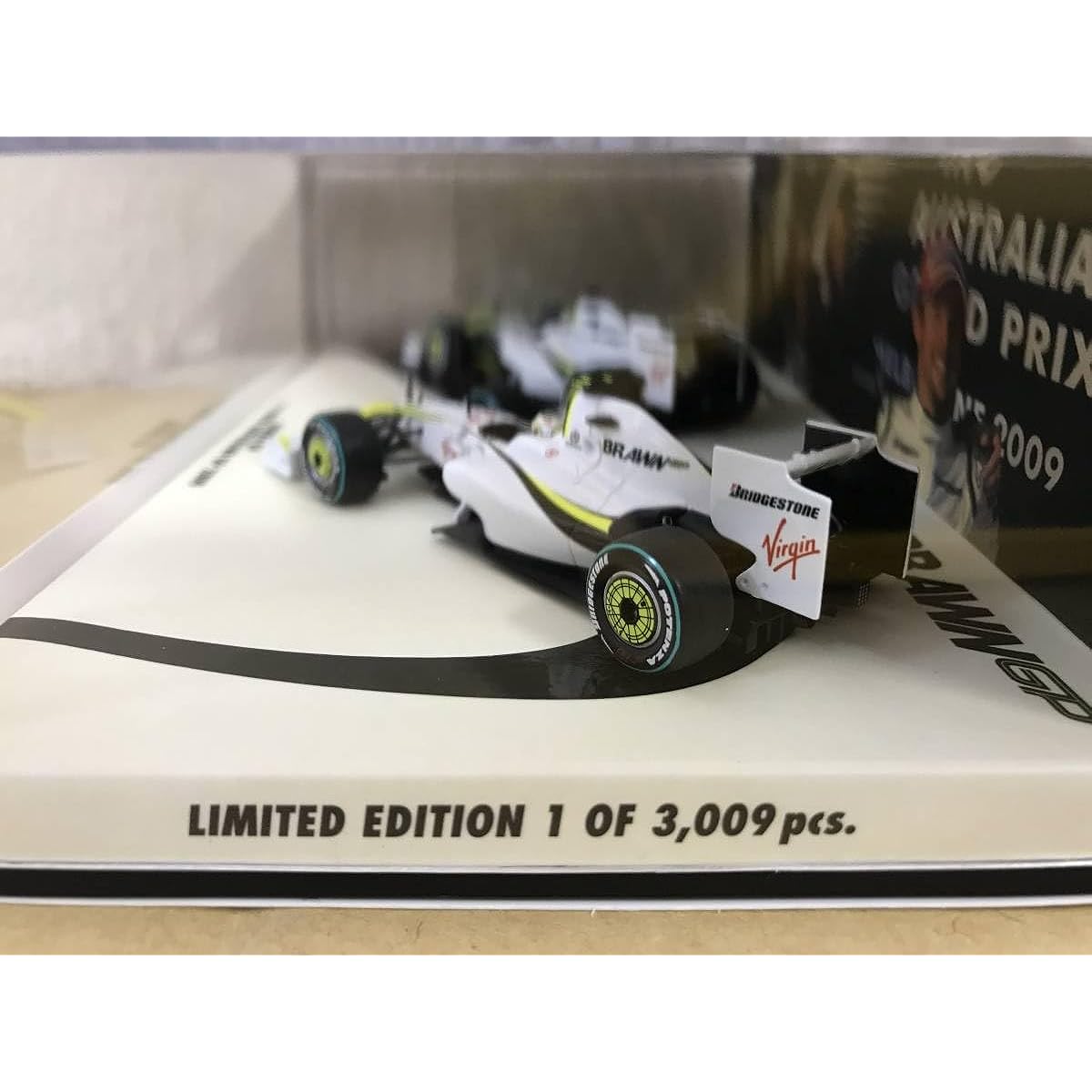 1/43 Brown GP Mercedes BGP001 F1 2009 Australian GP 1-2 Finish Button/Barrichello 2-Car Set 402092223