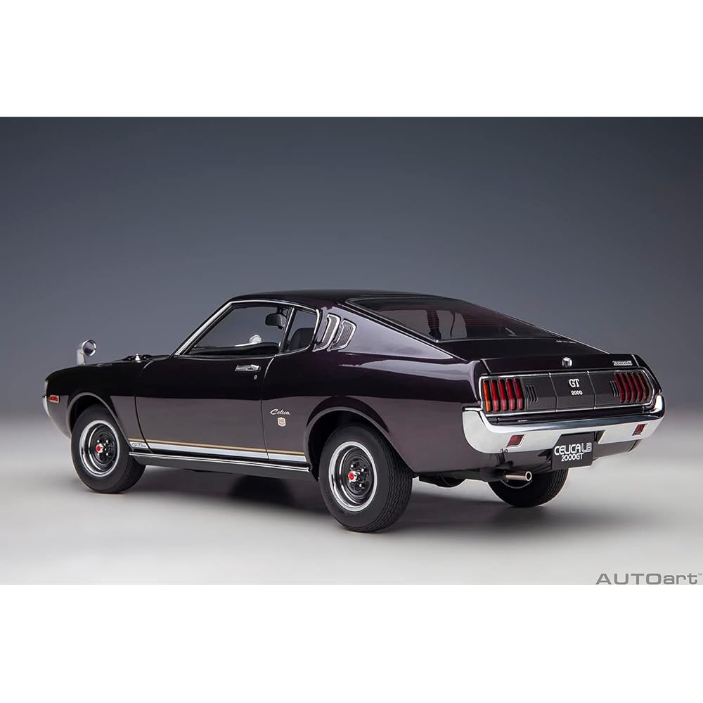 AUTOart 1/18 Toyota Celica Liftback 2000GT (RA25) 1973 Dark Purple Metallic Finished Product