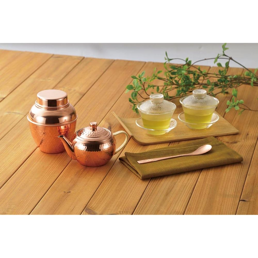 Yamashita Crafts Copper Tea Utensil Teapot with Tea Strainer 121100025