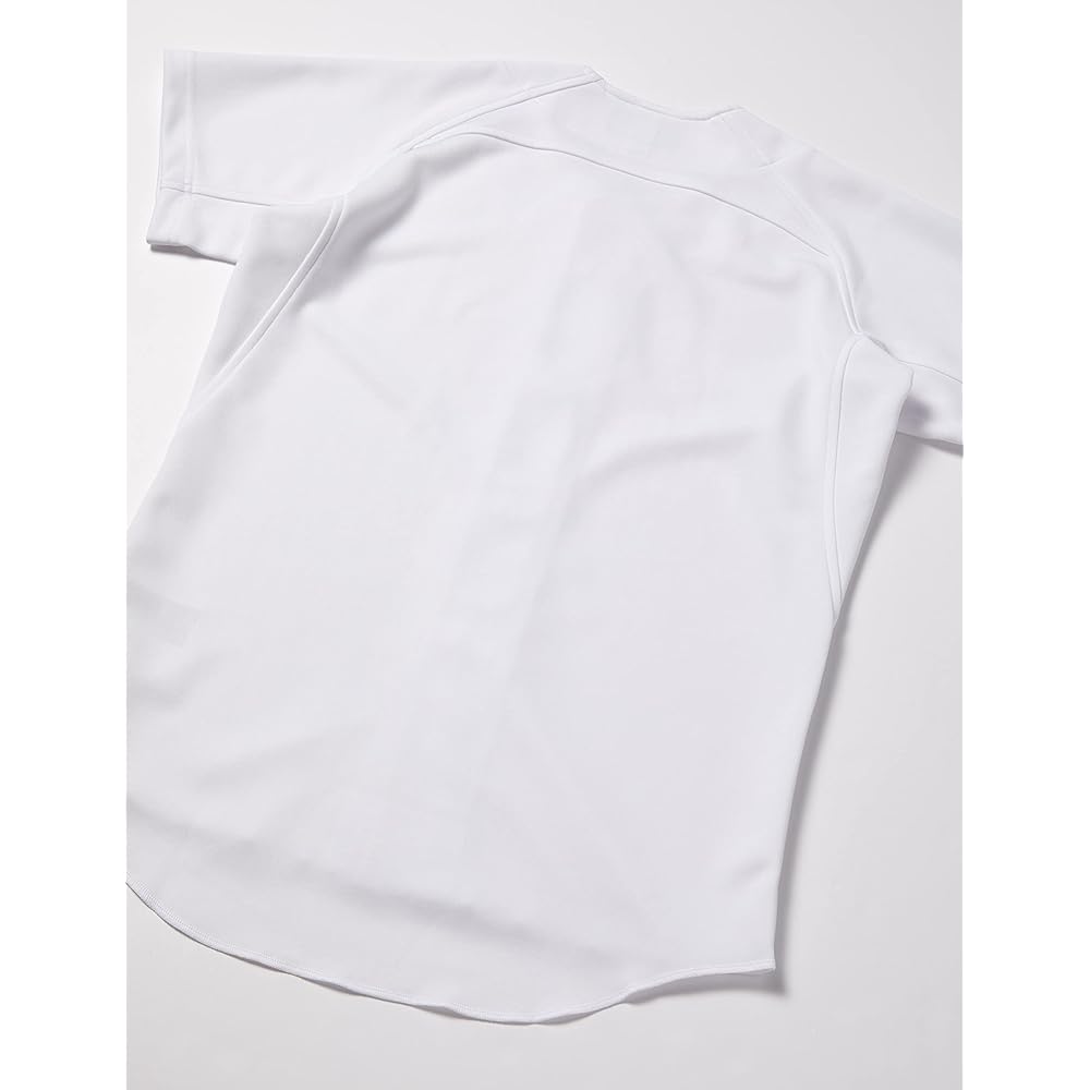ZETT Youth Baseball Uniform Mechapan Junior Knit Full Open Shirt White (1100) 150 BU2281S