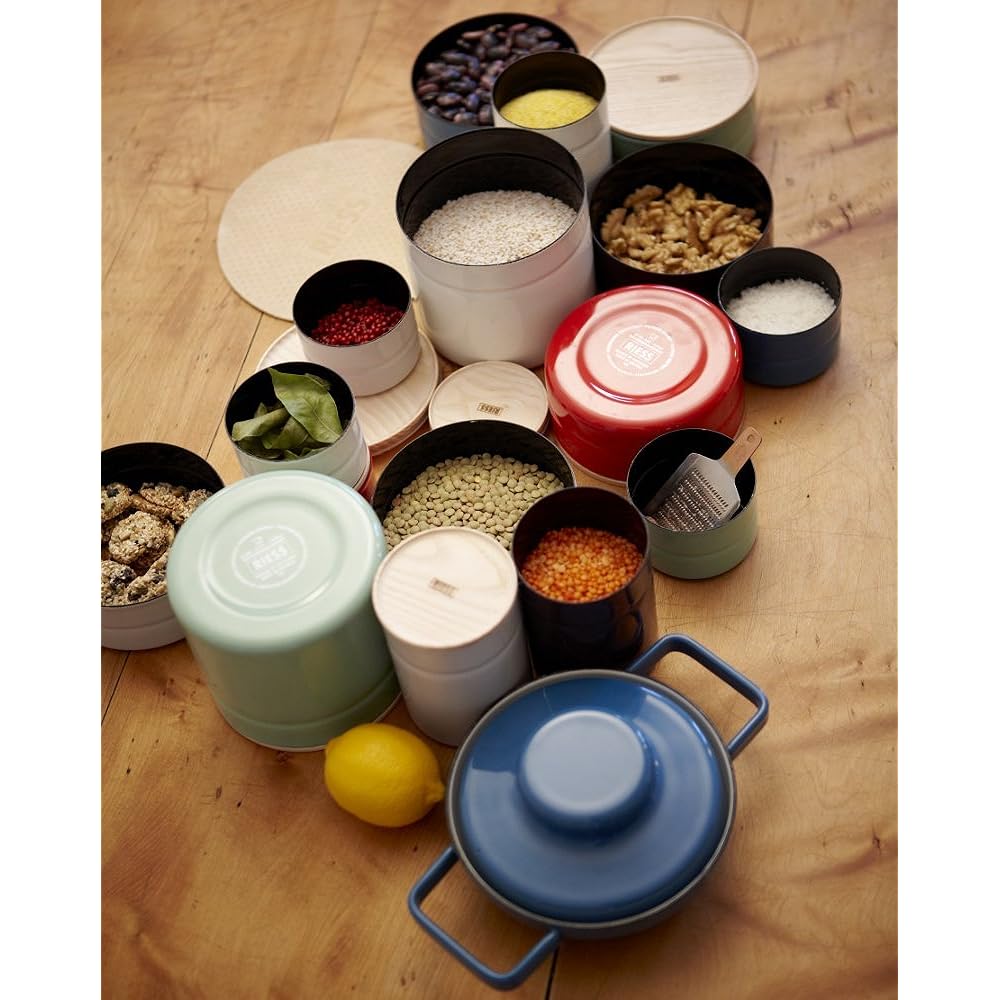 Enamel pot aroma pot bread 700ml diameter 20cm light gray 115148