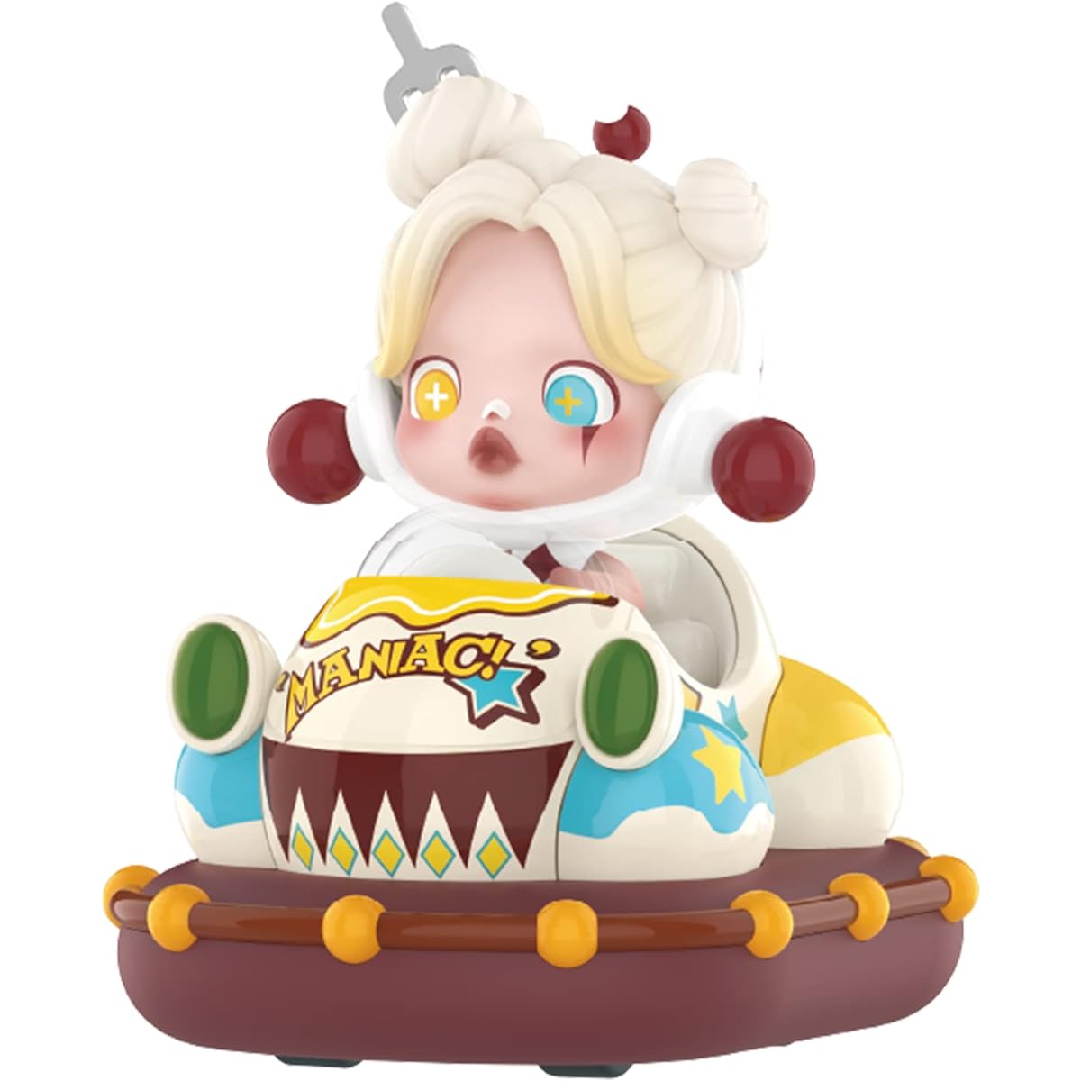 pop mart POPCAR Bumper Car Series 10pcs Limited Action Figure Box Toy Bulk Box Popular Collectibles Art Toy Cute Figures Creative Gifts for Christmas Birthday Party Holidays
