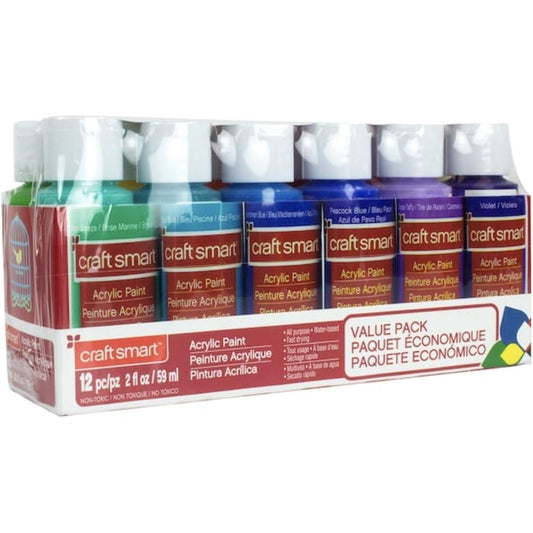 Craft Smart Bright Acrylic Paint Value Set