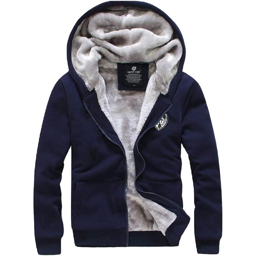 [Nail39] Men's Sweatshirt, Top and Bottom, Stylish, Jersey, Top and Bottom Set, Warm, Autumn/Winter, Loungewear, Parka, Hood, Sweatshirt, Outerwear (Blue, S) b