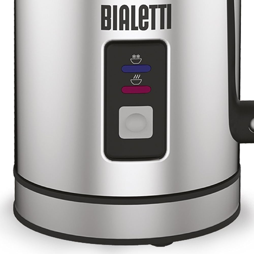BIALETTI Bialetti Electric Milk Frother Milk Foamer Espresso Latte Macchiato Stainless Steel Silver