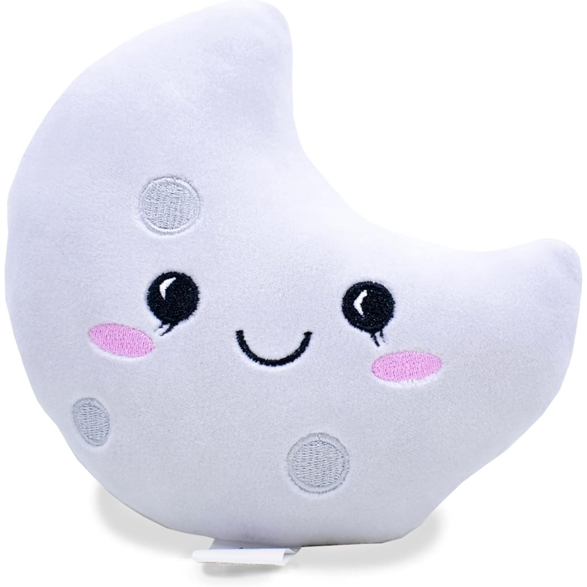 KINREX Grey Moon Plush Toy - Kids Stuffed Animal Star Toy - Size 6.5~6.5 Inch