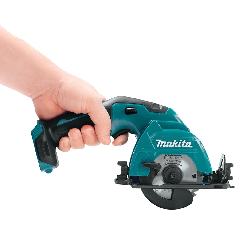 Makita Rechargeable Circular Saw 10.8V Blue Blade Diameter 85mm/Depth 25.5mm Battery Charger/Case Sold Separately HS301DZ