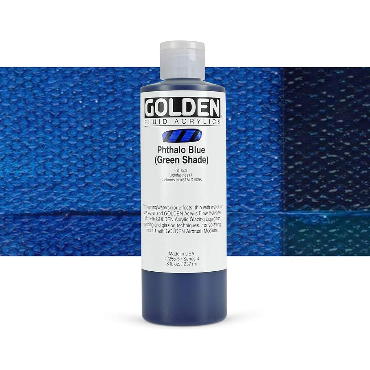 Golden Acrylic Liquid Color 8 oz Bottle Blue AG2362255