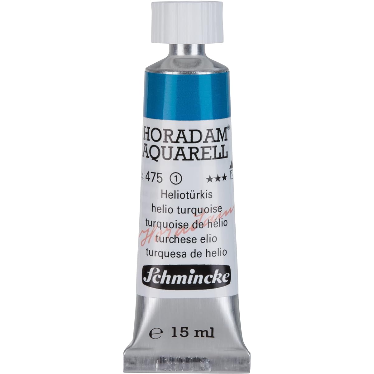 Schmincke Horadam Transparent watercolor paint 15ml tube Helio Turquoise