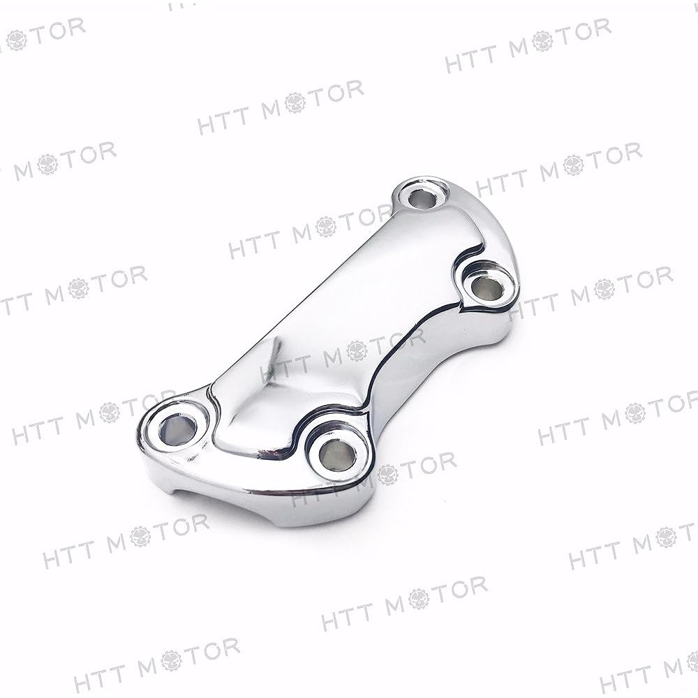 HTTMT- Skull Handlebar Clamp Riser H-D 74-06 XL FX FXR FX Dyna FX Softail Chrome 56170-83TA [P/N: MT446-001A-CD(OLD)]