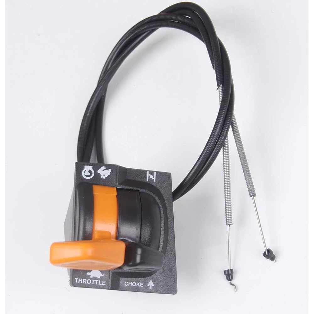BH-Motor Throttle & Choke Control Cable & Lever Set JOHN DEERE AM136026 for X500 X520 X540