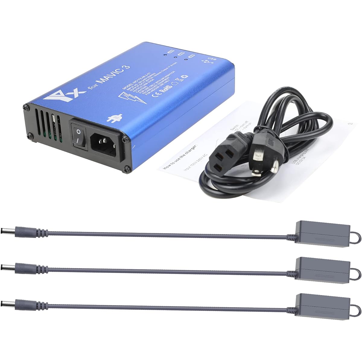 LYONGTECH Battery Charger for DJI Mavic 3, Mavic 3 Cine Drone