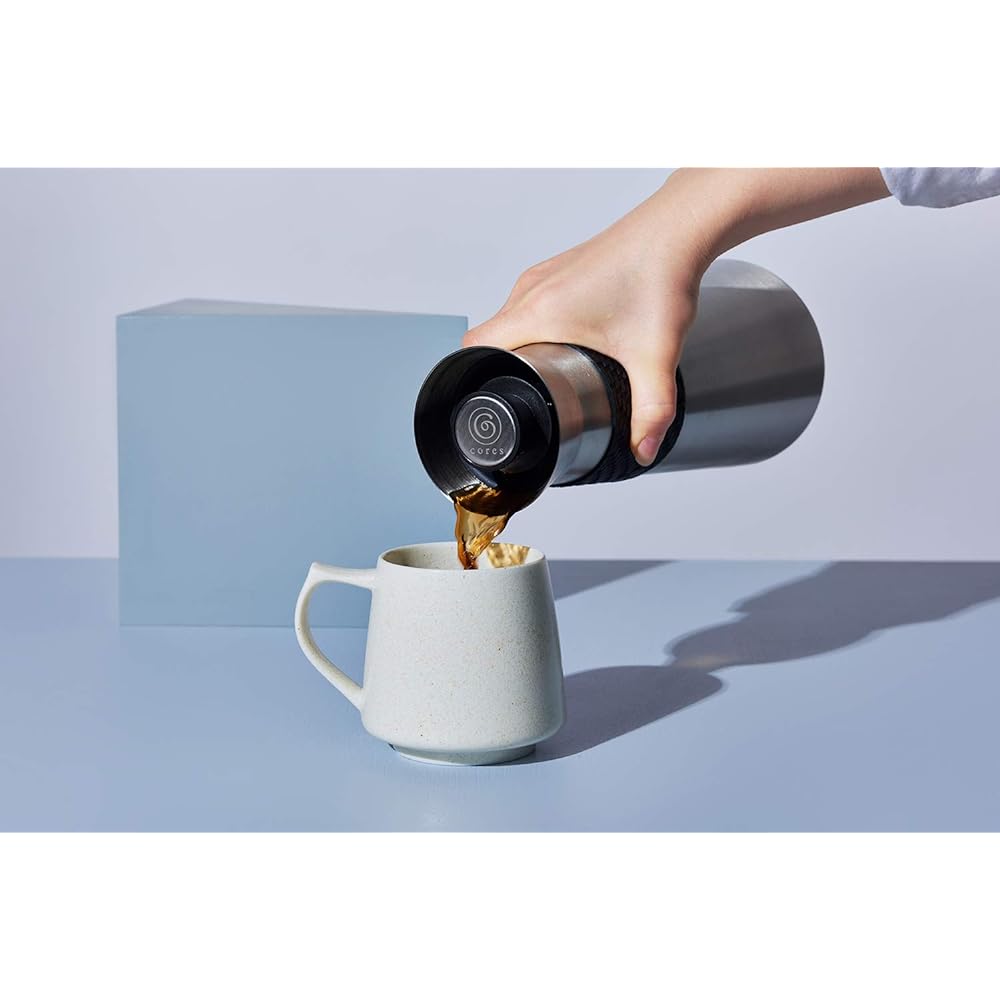 cores Cores Pot Coffee Tea Thermal/Cold 900ml Red Dot Design Award Winner Keeps Tasty Flask Grande C520BK