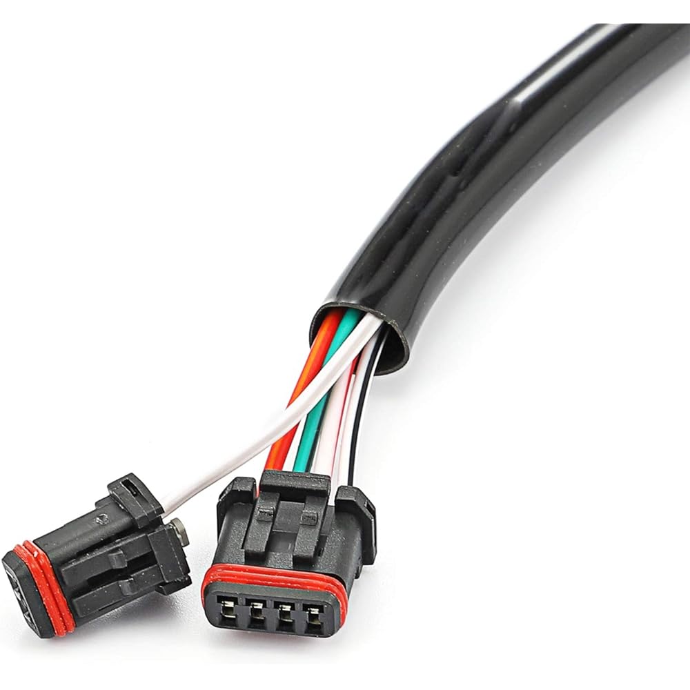 WSays 10-16 Inch Handlebar Wiring Extension Kit with Throttle-by-Wire Extension Compatible with 2014-2023 Harley Touring Electra Street Glide Road Glide King Tri Glide FLRT